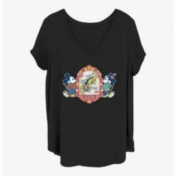 Outlet ❤️ Disney Mickey Mouse Care About You 🥰 Girls T-Shirt Plus Size 🎉