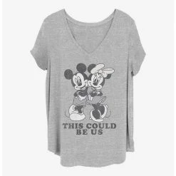 Coupon 🌟 Disney Mickey Mouse Could Be Us Girls T-Shirt Plus Size 😀