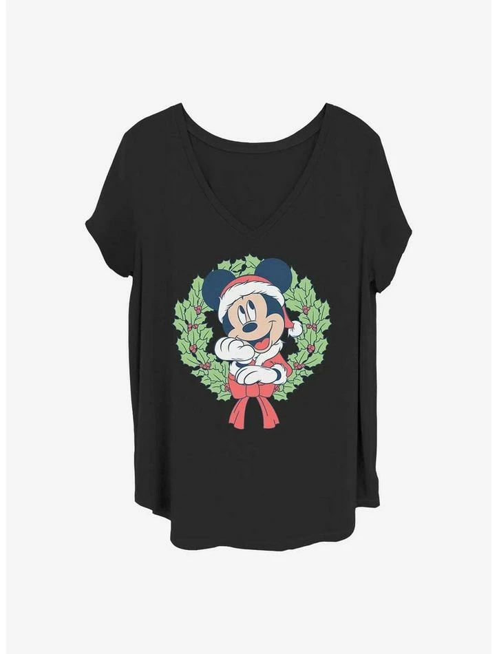 Best Sale π Disney Mickey Mouse Mickey β Christmas Wreath Girls T-Shirt Plus Size β¨ 1 Best Sale π Disney Mickey Mouse Mickey β Christmas Wreath Girls T-Shirt Plus Size β¨