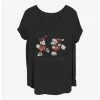 Hot Sale 👍 Disney Mickey Mouse Vintage Holiday Skaters 🛒 Girls T-Shirt Plus Size ⌛