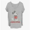 New 😉 Disney Mickey Mouse Vintage Mickey ✨ Girls T-Shirt Plus Size ⌛