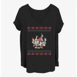 New 👏 Disney Mickey Mouse Mickey And Friends Christmas Girls T-Shirt Plus Size 🥰