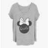 Best Sale ⭐ Disney Minnie Mouse Bow Bride 👍 Girls T-Shirt Plus Size 👍