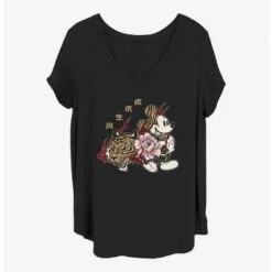 Best Sale 🔥 Disney Mickey Mouse New Year Mickey Girls T-Shirt Plus Size ✨