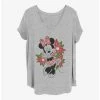Wholesale ✨ Disney Minnie Mouse ❄ Christmas Minnie Girls T-Shirt Plus Size 👏