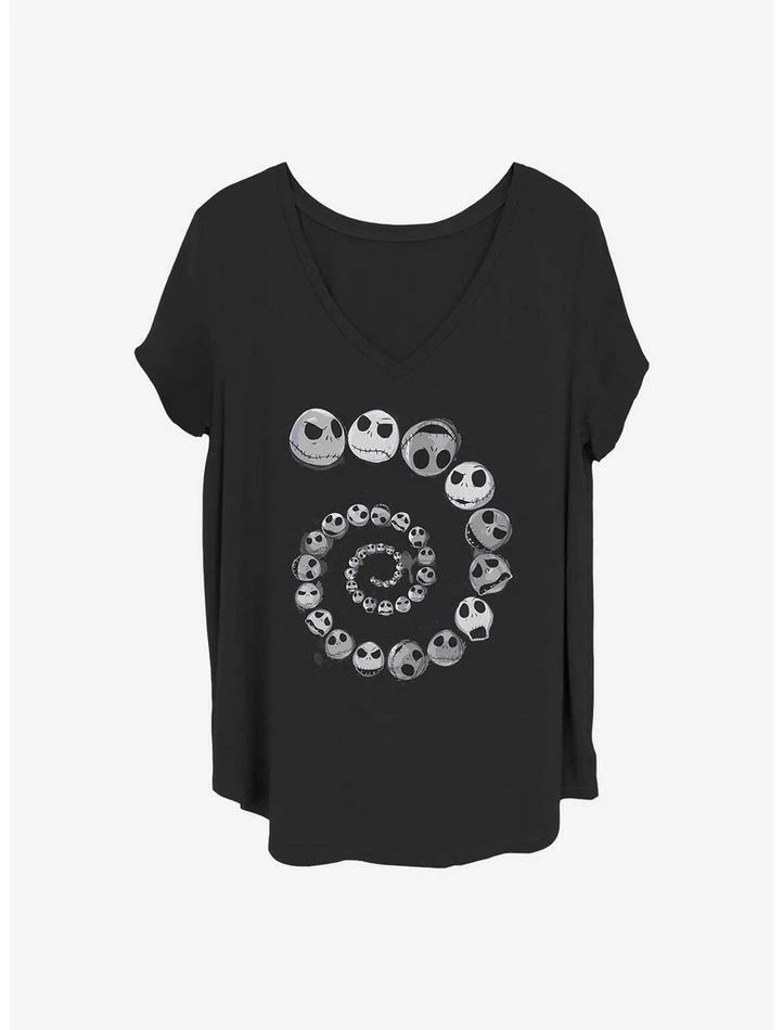 Best deal π₯° Disney The Nightmare Before Christmas Jack Emotions Spiral π Girls T-Shirt Plus Size β 1 Best deal π₯° Disney The Nightmare Before Christmas Jack Emotions Spiral π Girls T-Shirt Plus Size β