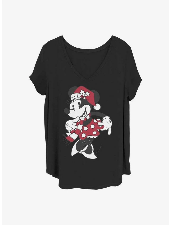 Promo 🔔 Disney Minnie Mouse Minnie Hat Girls T-Shirt Plus Size 🥰 1 Promo 🔔 Disney Minnie Mouse Minnie Hat Girls T-Shirt Plus Size 🥰