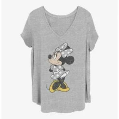 New 😀 Disney Minnie Mouse Modern Vintage Minnie Girls T-Shirt Plus Size 👍