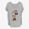 Deals ❤️ Disney Minnie Mouse Traditional Minnie 🔔 Girls T-Shirt Plus Size ⭐