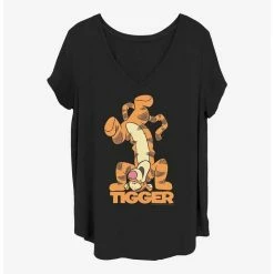 Cheap ❤️ Disney Winnie The Pooh Tigger Bounce ❤️ Girls T-Shirt Plus Size ✔️