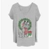 Outlet 🎁 Disney Pluto Christmas Pluto Girls T-Shirt Plus Size ✨