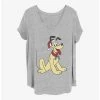 Hot Sale 🧨 Disney Pluto Holiday Hat Girls T-Shirt Plus Size 🌟