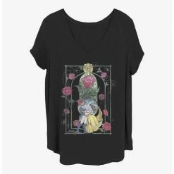 Deals 🌟 Disney Beauty and the Beast Beauty Dance Girls T-Shirt Plus Size 🎁