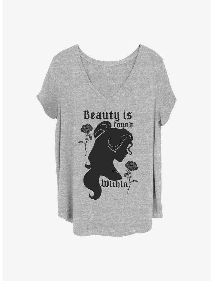 Best deal ❤️ Disney Beauty and the Beast Belle Within Girls T-Shirt Plus Size ⌛ 1 Best deal ❤️ Disney Beauty and the Beast Belle Within Girls T-Shirt Plus Size ⌛