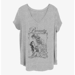 Wholesale ⌛ Disney Beauty and the Beast Beauty Books 👍 Girls T-Shirt Plus Size 🌟
