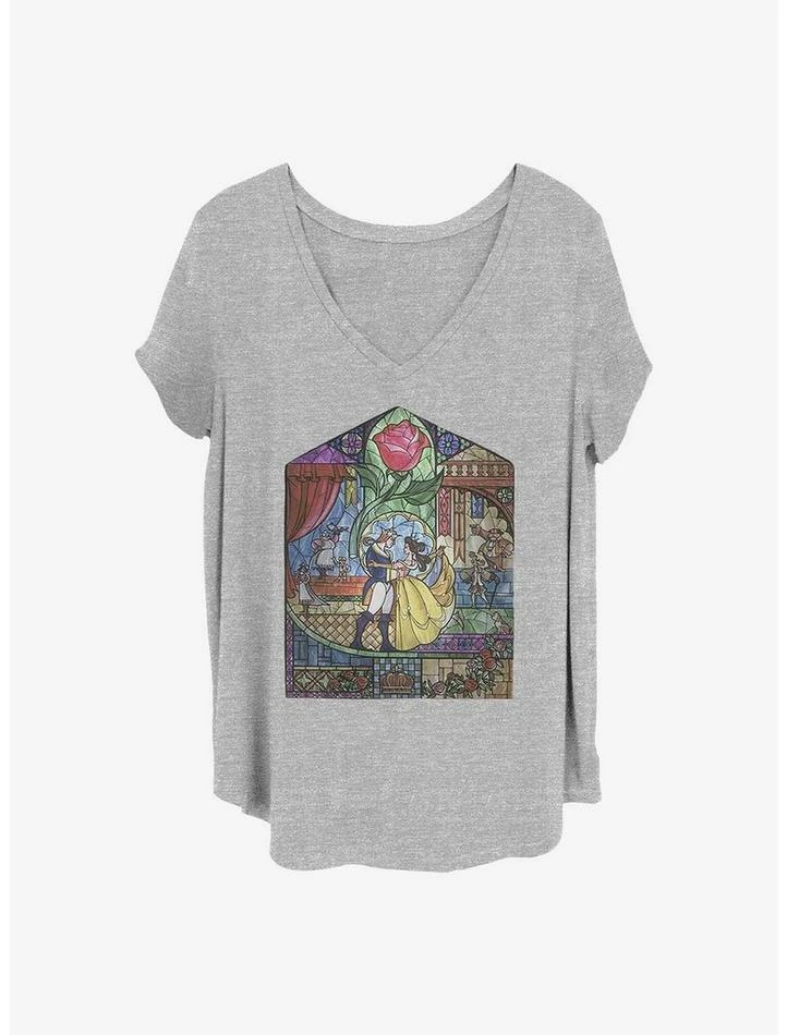 Promo 🔔 Disney Beauty and the Beast Glass Beauty 😍 Girls T-Shirt Plus Size ❤️ 1 Promo 🔔 Disney Beauty and the Beast Glass Beauty 😍 Girls T-Shirt Plus Size ❤️