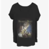 Hot Sale 💯 Disney Beauty and the Beast Poster Girls T-Shirt Plus Size 🛒