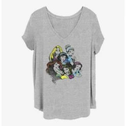 Discount 😉 Disney Princesses Chillin Girls T-Shirt Plus Size ⌛