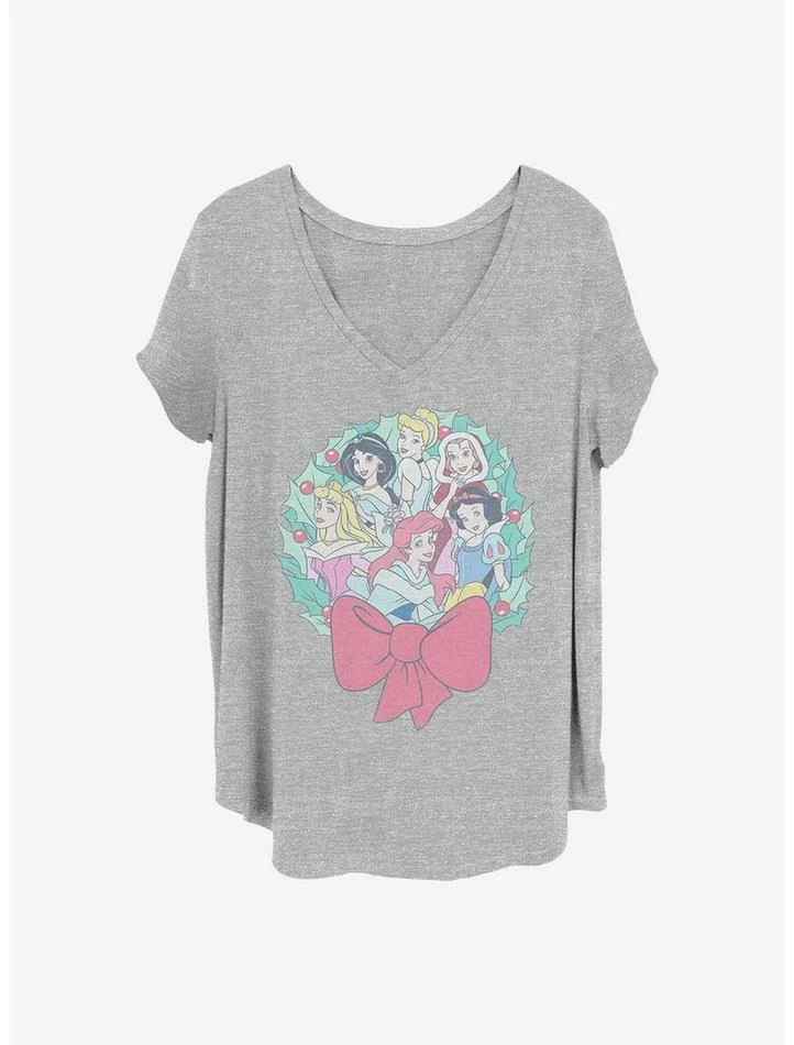 Top 10 ๐ฅ Disney Princesses Holiday Wreath Girls T-Shirt Plus Size ๐ 1 Top 10 ๐ฅ Disney Princesses Holiday Wreath Girls T-Shirt Plus Size ๐