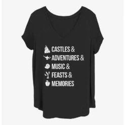 Coupon ✔️ Disney Princesses Just Disney Things 🎁 Girls T-Shirt Plus Size 😉
