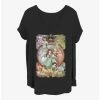 Cheapest 👍 Disney Princesses Princess Power Girls T-Shirt Plus Size ⭐