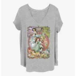 Best Sale 🌟 Disney Princesses Princess Power Girls T-Shirt Plus Size 👍