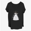 Brand new 🤩 Disney Cinderella Transformation Girls T-Shirt Plus Size 😀
