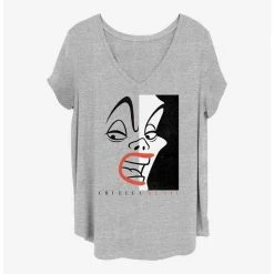 Flash Sale ❤️ Disney Cruella Cover Girls T-Shirt Plus Size 💯