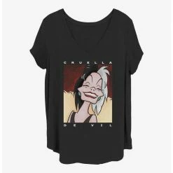 Cheap 🛒 Disney Cruella Cruella Tone Girls T-Shirt Plus Size 💯
