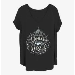 Discount 🔔 Disney Princesses Winter Princess ✨ Girls T-Shirt Plus Size ❤️