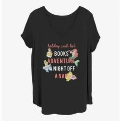 Discount ❤️ Disney Princesses Wish List 🤩 Girls T-Shirt Plus Size ✔️