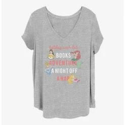 Coupon 🎁 Disney Princesses Wish List 🎁 Girls T-Shirt Plus Size ✔️