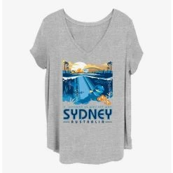 Best Sale ⌛ Disney Pixar Finding Nemo Wallaby Way Sydney Girls T-Shirt Plus Size 🤩