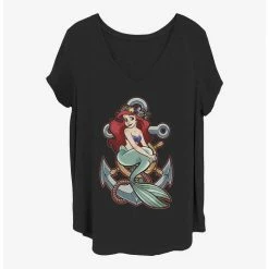 Best reviews of 🔥 Disney The Little Mermaid Anchor Girls T-Shirt Plus Size ❤️