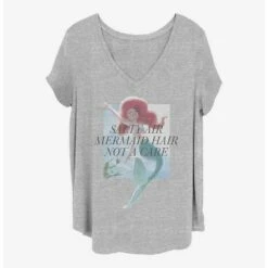 Budget 🔔 Disney The Little Mermaid Mer Hair Girls T-Shirt Plus Size ⭐