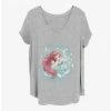 Brand new 🤩 Disney The Little Mermaid Sea Colors Girls T-Shirt Plus Size 🎁