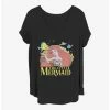 Buy 🎉 Disney The Little Mermaid Sunset Girls T-Shirt Plus Size 🤩