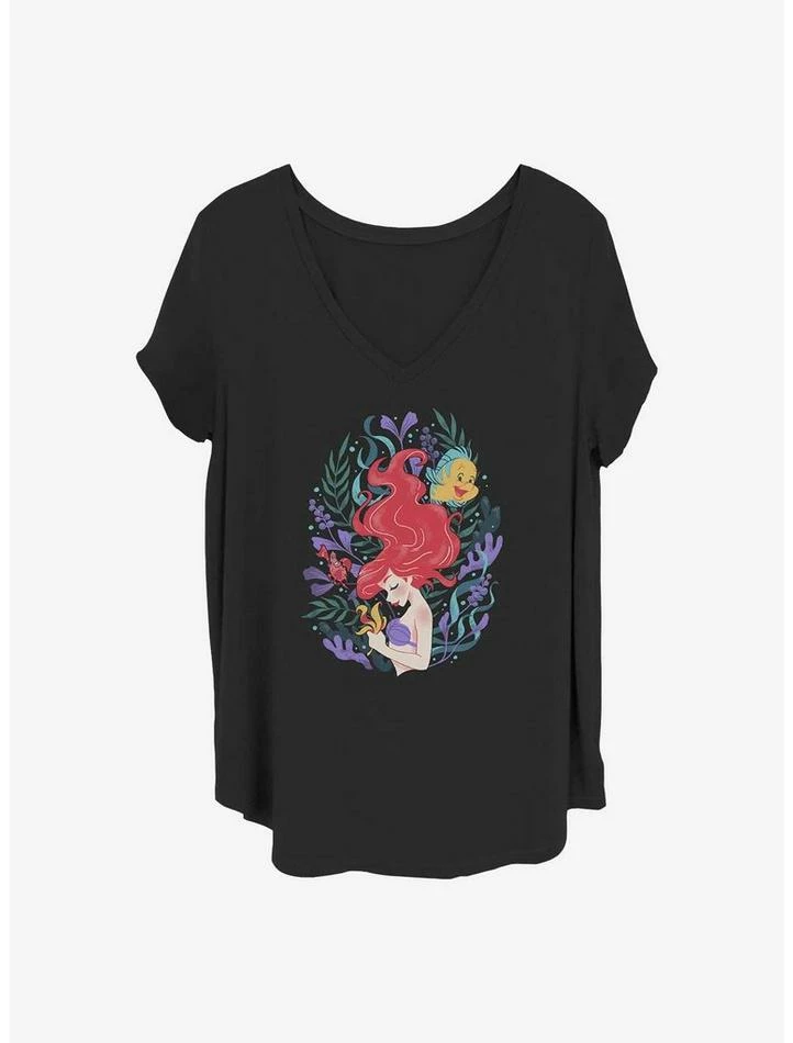 Best Pirce 🔥 Disney The Little Mermaid Leafy Ariel 🤩 Girls T-Shirt Plus Size ✔️ 1 Best Pirce 🔥 Disney The Little Mermaid Leafy Ariel 🤩 Girls T-Shirt Plus Size ✔️