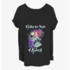 Outlet 💯 Disney The Little Mermaid Make A Splash Girls T-Shirt Plus Size ✨