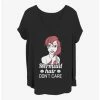 Cheapest ✔️ Disney The Little Mermaid Mermaid Hair 🥰 Girls T-Shirt Plus Size 🧨