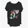 Best reviews of 🛒 Disney The Little Mermaid Salty But Sweet Girls T-Shirt Plus Size 😉