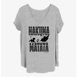 Discount 😉 Disney The Lion King Hakuna Print Girls T-Shirt Plus Size 🤩
