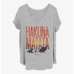 Cheapest 🥰 Disney The Lion King Sunset Matata 😍 Girls T-Shirt Plus Size ⭐