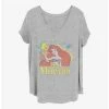 Coupon 🎁 Disney The Little Mermaid Sunset Girls T-Shirt Plus Size 😉