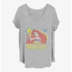 Coupon 🎁 Disney The Little Mermaid Sunset Girls T-Shirt Plus Size 😉