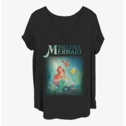 Cheapest ❤️ Disney The Little Mermaid Trio ⭐ Girls T-Shirt Plus Size ❤️