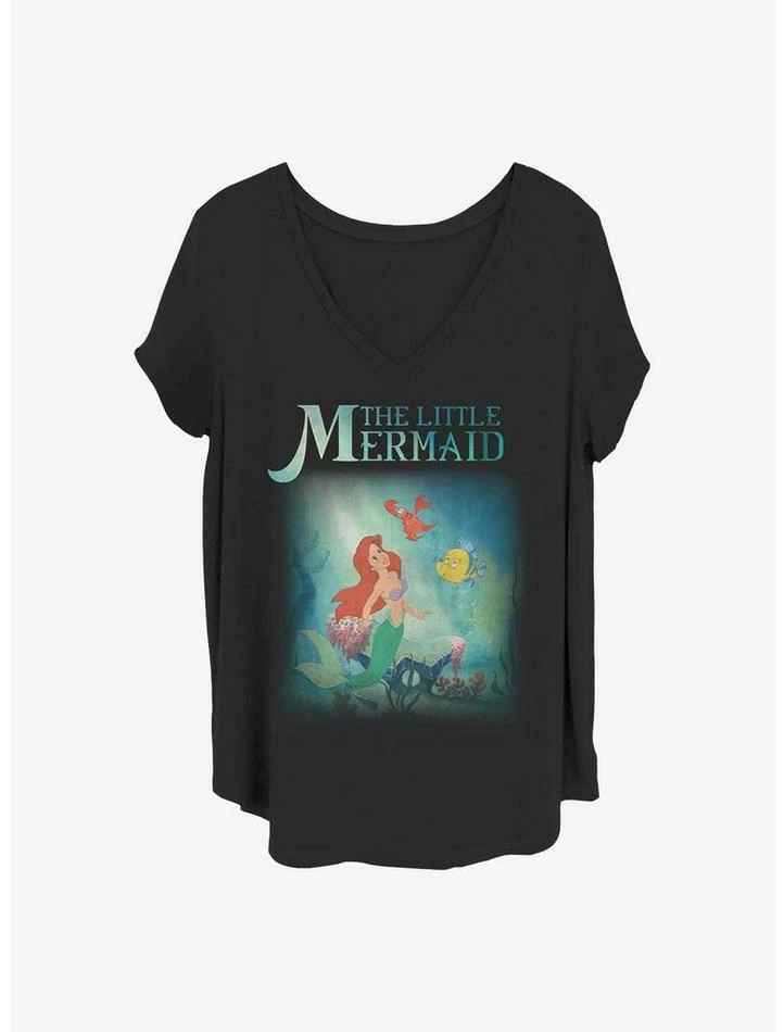 Cheapest ❤️ Disney The Little Mermaid Trio ⭐ Girls T-Shirt Plus Size ❤️ 1 Cheapest ❤️ Disney The Little Mermaid Trio ⭐ Girls T-Shirt Plus Size ❤️