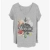 Best Sale ❤️ Disney The Little Mermaid Watercolor Mermaid 🥰 Girls T-Shirt Plus Size ⌛