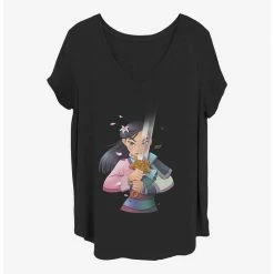 Flash Sale ⭐ Disney Mulan Anime Mulan 🥰 Girls T-Shirt Plus Size 😉