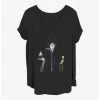 Flash Sale 🌟 Disney Maleficent Baddie Girls T-Shirt Plus Size ✨